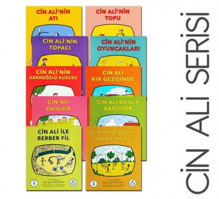 1. Sınıf Cin Ali Okuma Serisi 10 Kitap